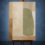 Serene Sage Japandi Minimalist Wall Art Canvas Print - Image 2