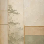 Sage Shoji Minimalist Wall Art Canvas Print