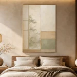 Sage Shoji Minimalist Wall Art Canvas Print - Image 6