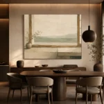 Sage Tea House Minimalist Wall Art Canvas Print - Image 4