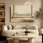 Sage Tea House Minimalist Wall Art Canvas Print - Image 6