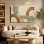 Cedar Arch Japandi Minimalist Wall Art Canvas Print - Image 6