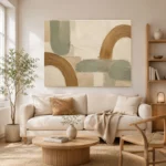 Cedar Arch Japandi Minimalist Wall Art Canvas Print - Image 7