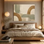 Cedar Arch Japandi Minimalist Wall Art Canvas Print - Image 8