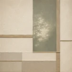 Sage Tatami Geometry Minimalist Wall Art Canvas Print