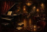 Late Night Jazz Lounge Jazz Wall Art Canvas Print