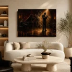Spotlight Trumpet Performance Jazz Wall Art Canvas Print - Image 6