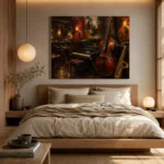 Vintage Jazz Bar Jazz Wall Art Canvas Print - Image 8