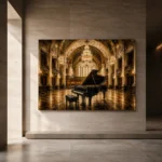 Grand Concert Hall Piano Wall Art Canvas Print - Image 5