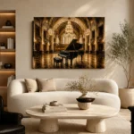 Grand Concert Hall Piano Wall Art Canvas Print - Image 6