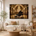 Grand Concert Hall Piano Wall Art Canvas Print - Image 7