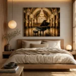 Grand Concert Hall Piano Wall Art Canvas Print - Image 8