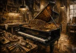 Craftsman’s Atelier Piano Wall Art Canvas Print