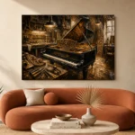 Craftsman's Atelier Piano Wall Art Canvas Print - Image 3