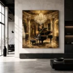 Luxury Concert Salon Piano Wall Art Canvas Print - Image 5