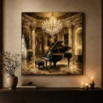Luxury Concert Salon Piano Wall Art Canvas Print - Image 7
