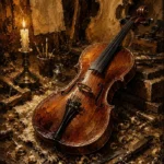 Antique Violin Workshop Wall Art Canvas Print