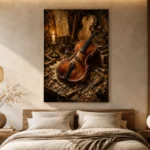 Antique Violin Workshop Wall Art Canvas Print - Image 6
