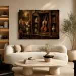 Collector's Salon Violin Wall Art Canvas Print - Image 6