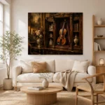 Collector's Salon Violin Wall Art Canvas Print - Image 7