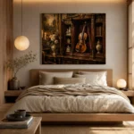 Collector's Salon Violin Wall Art Canvas Print - Image 8