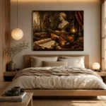 Old Master's Studio Violin Wall Art Canvas Print - Image 8