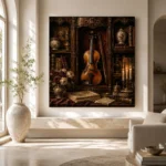 Collector's Cabinet Violin Wall Art Canvas Print - Image 8