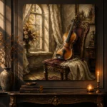 Morning Light Violin Wall Art Canvas Print - Image 4