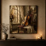 Morning Light Violin Wall Art Canvas Print - Image 7
