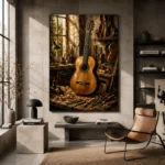 Timeless Classical Guitar Wall Art Canvas Print - Image 3