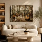 Conservatory Acoustic Guitar Wall Art Canvas Print - Image 6