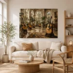 Conservatory Acoustic Guitar Wall Art Canvas Print - Image 7