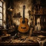 Artisan Classical Guitar Wall Art Canvas Print