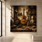 Artisan Classical Guitar Wall Art Canvas Print - Image 3