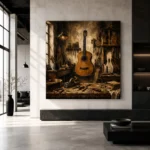 Artisan Classical Guitar Wall Art Canvas Print - Image 5