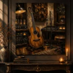 Premium Recording Studio Guitar Wall Art Canvas Print - Image 4