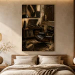 Elegant Vintage Vinyl Record Wall Art Canvas Print - Image 6