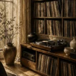 Quiet Luxury Vinyl Record Wall Art Canvas Print