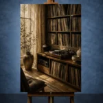 Quiet Luxury Vinyl Record Wall Art Canvas Print - Image 2