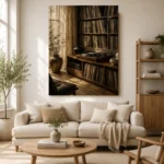 Quiet Luxury Vinyl Record Wall Art Canvas Print - Image 7