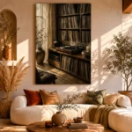 Quiet Luxury Vinyl Record Wall Art Canvas Print - Image 8
