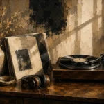 Refined Vintage Vinyl Record Wall Art Canvas Print