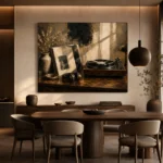 Refined Vintage Vinyl Record Wall Art Canvas Print - Image 4