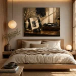 Refined Vintage Vinyl Record Wall Art Canvas Print - Image 8