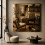 Mid-Century Vinyl Record Wall Art Canvas Print - Image 6