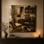 Mid-Century Vinyl Record Wall Art Canvas Print - Image 7