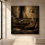 Executive Vinyl Record Wall Art Canvas Print - Image 3