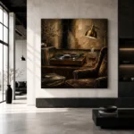 Executive Vinyl Record Wall Art Canvas Print - Image 5