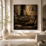 Executive Vinyl Record Wall Art Canvas Print - Image 8