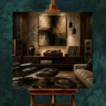 Contemporary Audiophile Vinyl Record Wall Art Canvas Print - Image 2